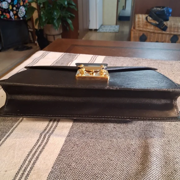 Louis Vuitton Black Clutch with Gold Hardware - Picture 5 of 16